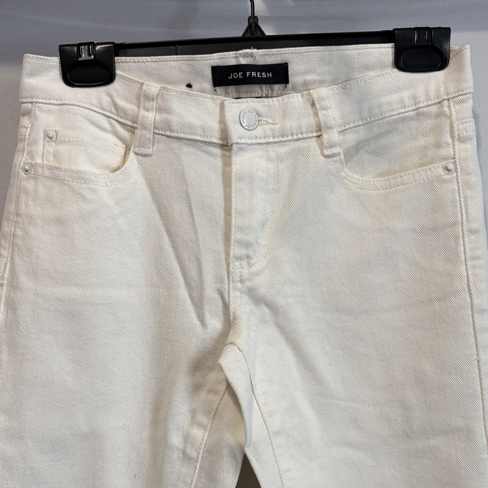 Joe Fresh Off-White Denim Pants - Picture 2 of 9